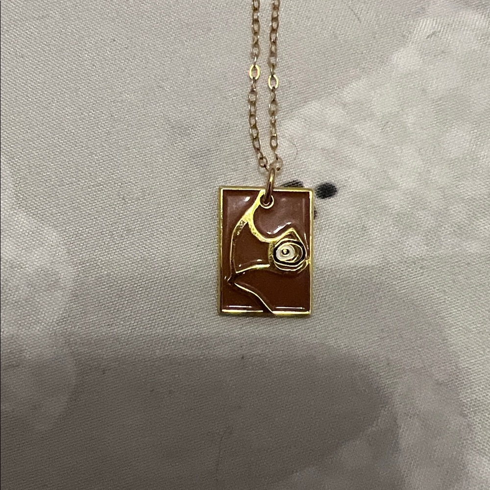 Book from Hocus Pocus Gold Necklace